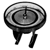Tel-Tru Surface Thermometer, Clip-On